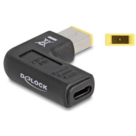 DELOCK Laptop töltőkábel adapter USB Type C anya Lenovo 11 0 x 4 5 mm