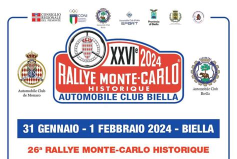 Rallye Monte Carlo Historique Biella Ospita La Corsa Storica Pi