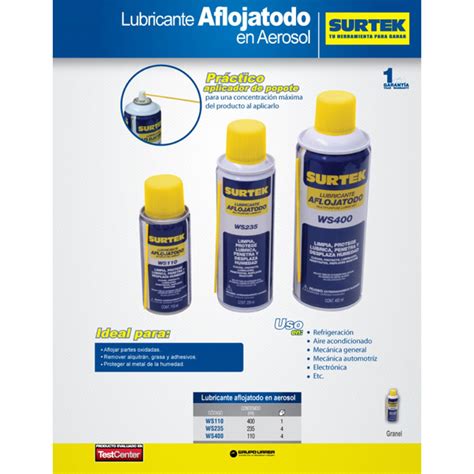 Aceite Aflojatodo Ml Ws Surtek