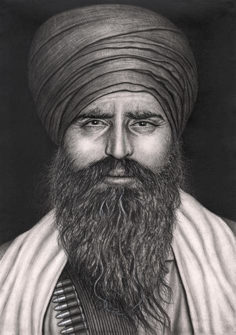 'Sant Jarnail Singh Bhindranwale' by Pen-Tacular-Artist on DeviantArt