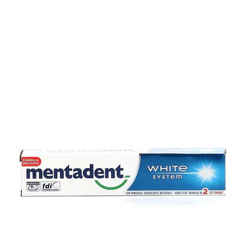 Dentifricio White System Mentadent Ml In Dettaglio Gros Spesa Online