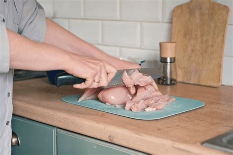 30 892 Cutting Raw Chicken Breast Royalty Free Photos And Stock Images