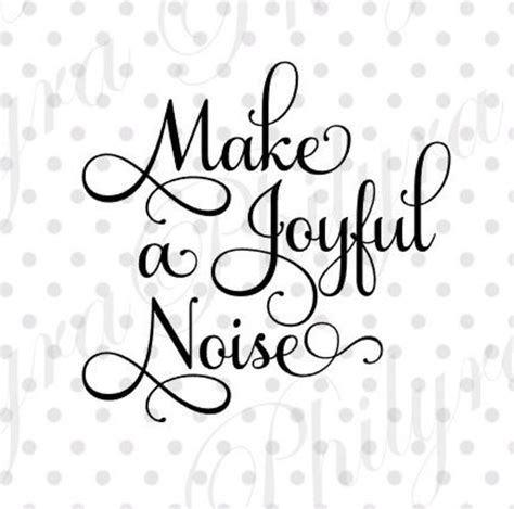 Make A Joyful Noise Svg Joyful Noise Svg Christmas Svg Etsy