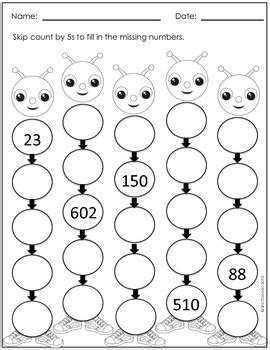 Skip Counting Within 1000 By Sra Casado Spanish And Math TPT