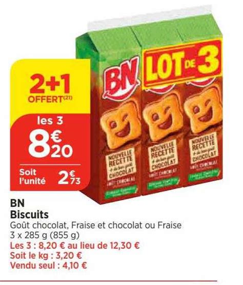 Promo Bn Biscuits Chez Bi Icatalogue Fr