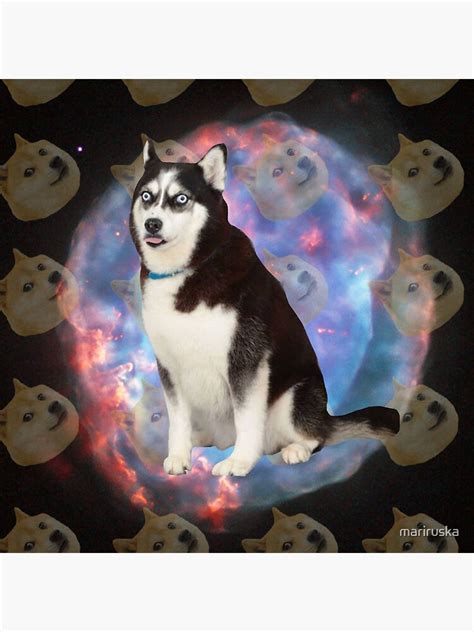 Derpy Doge Dash Sticker For Sale By Mariruska Redbubble