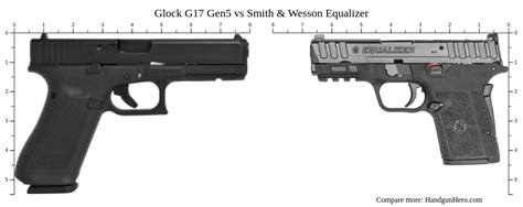 Smith Wesson Equalizer Vs Glock G19 Gen5 Vs Glock G17 Gen5 Vs