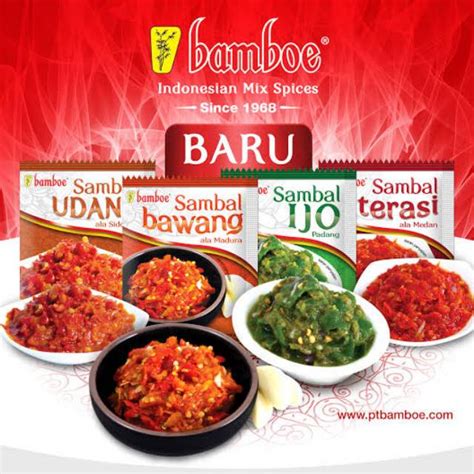 Jual Bamboe Sambal Khas Nusantara Sachet Gr X Ijo Udang Bawang