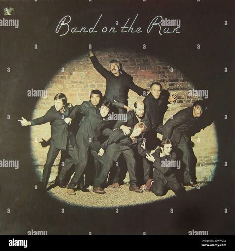 Wings Band On The Run Vintage Vinyl Album Cover Stock Photo Alamy