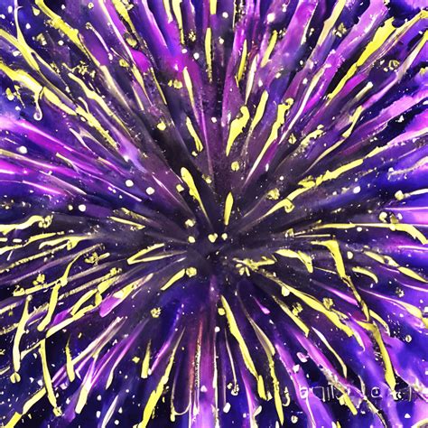 Purple Fireworks Background · Creative Fabrica