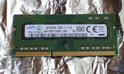 Yahooオークション Samsung製 Ddr3 Pc3l 12800s 204pin 4g 低電圧対