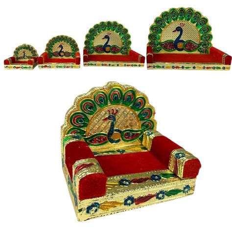 Buy Wooden Laddu Gopal Sinhasan For Pooja Mandir Kanha Ji Singhasan