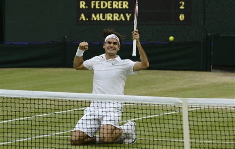 Roger Federer Remporte Wimbledon Tennis