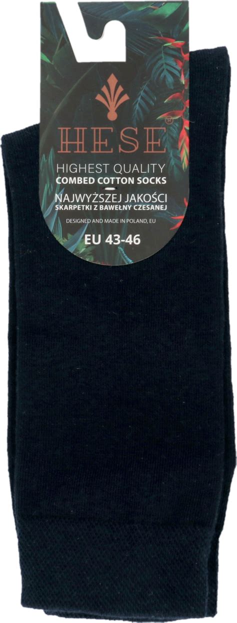 HESE SOX skarpeta granat bawełna rozmiar 43 46 1 para Drogeria