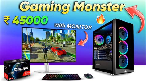 Rs 45000 PC Build With Monitor Gaming Editing PC Build 2024