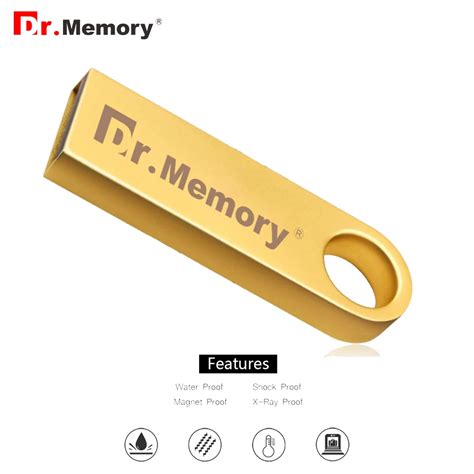 Dr Memory Tiny USB Flash Drive Metal Pen Drive USB 2 0 Gift 4GB 8GB