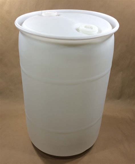 30 gallon closed top natural plastic drum ( SPP030CN00UL1) | Yankee ...