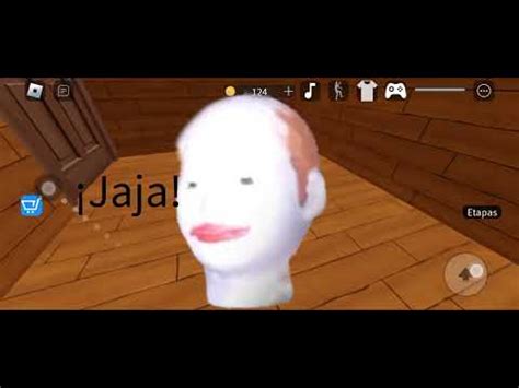 Jugando A Escapa De La Cabeza Corriendo En Roblox Youtube