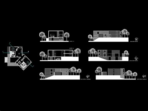 Casa Fisher Louis Kanth En Autocad Descargar Cad Kb