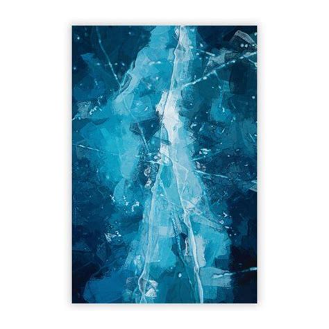 'The Cracked Ice' Graphic Art Big Box Art Size: 29.7 cm H x 21 cm W ...