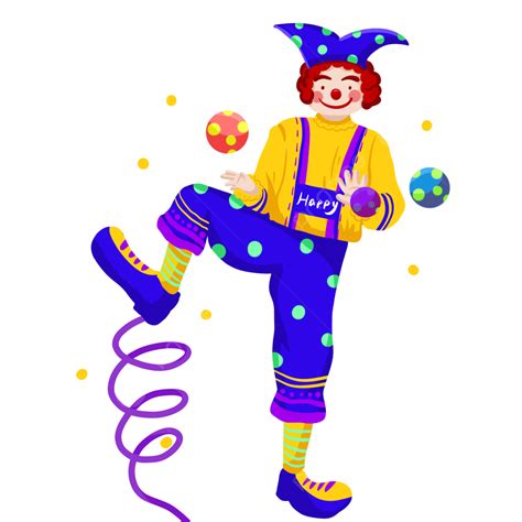 Jester Juggling Clipart