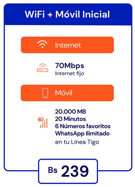 Disfruta De Tu Plan Wifi M Vil Inicial Tigo Bo