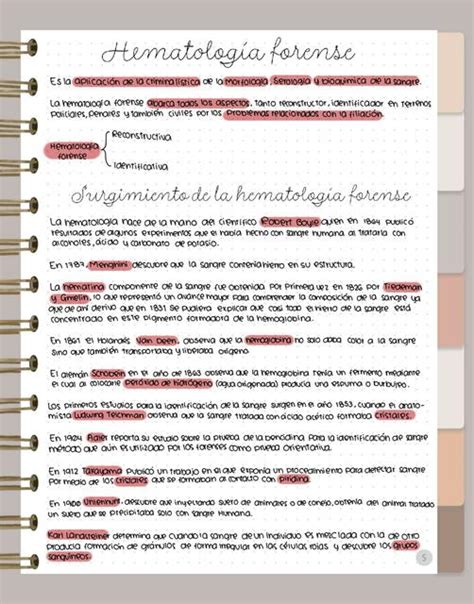 Hematología forense Características componentes y funciones de la