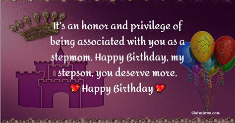 Its An Honor And Privilege Of Being Associated With You As A Stepmom Happy Birthday My