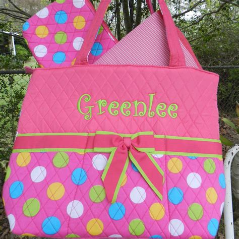 Personalized Quilted Diaper Bag By Sewblessedstitches On Etsy Diaper