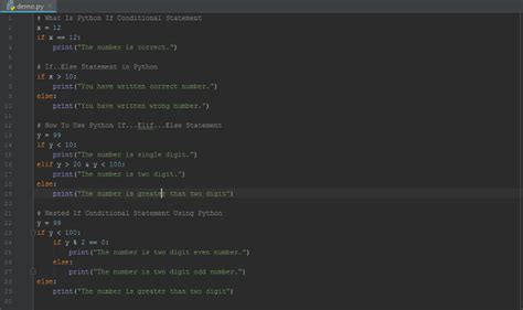 Python If Conditional Statement Ifelseif Nested If