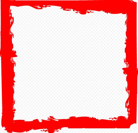 Red Grunge Border Png