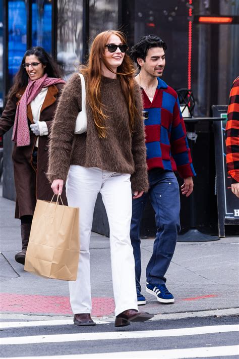 Sophie Turner Slips Into Croc Embossed Boots With Joe Jonas In Nyc Footwear News