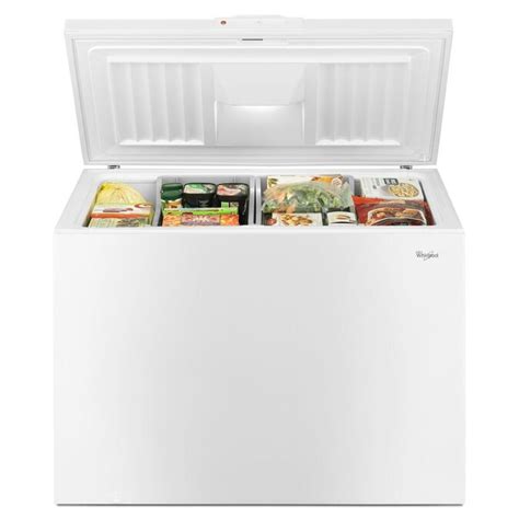 Whirlpool 148 Cu Ft Chest Freezer With Temperature Alarm White