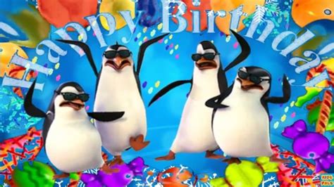 Penguins Of Madagascar Happy Birthday Songhappy Birthday Song For Kids