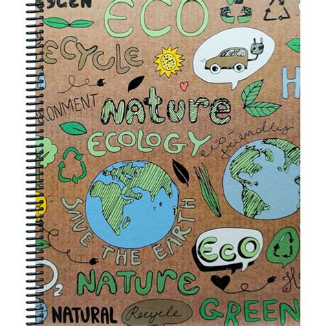 Cuaderno Prof Senfort Ecology Kraft Espiral Cc H Lumen