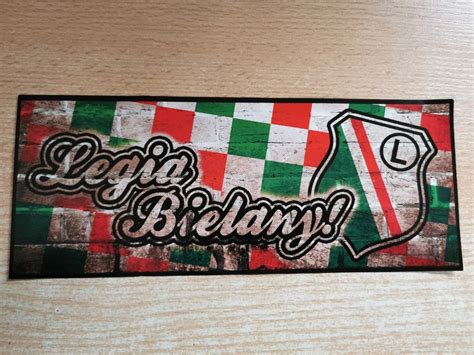 Vlepki Legia Warszawa Bielany 2 Kraków Licytacja na Allegro Lokalnie