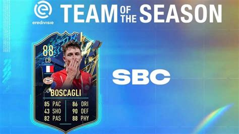 How To Get The Olivier Boscagli Fifa Eredivisie Tots Player Item