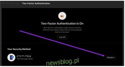 Jak W Czy Lub Wy Czy Uwierzytelnianie Dwusk Adnikowe Na Facebooku