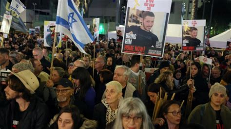 Israelis Rally In Tel Aviv For Release Of Hostages On The Eve Of Th