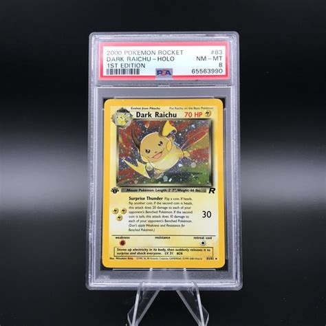 Dark Raichu Holo Team Rocket Edition Psa Kaufen Auf Ricardo