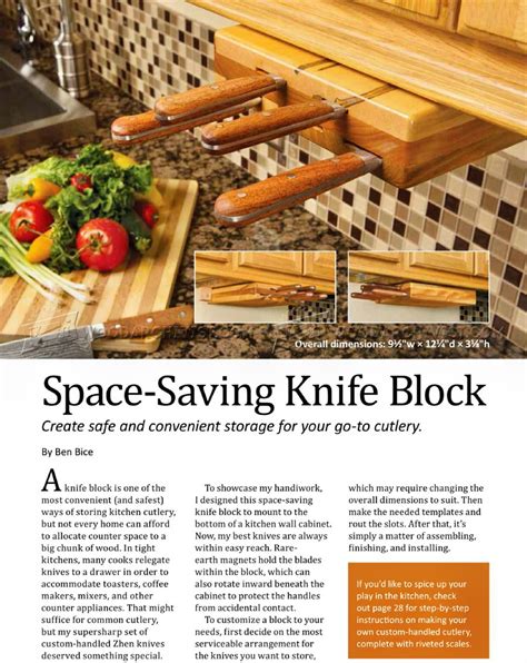 Ted Woodworking Projects Knife Block Woodworking Plans