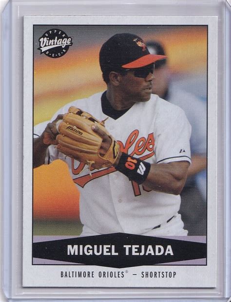 2004 Upper Deck Vintage 458 MIGUEL TEJADA Orioles EBay