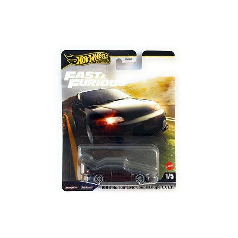 Honda Civic Coupe EX 1993 Rapido Y Furioso HOT WHEELS PREMIUM 1 64