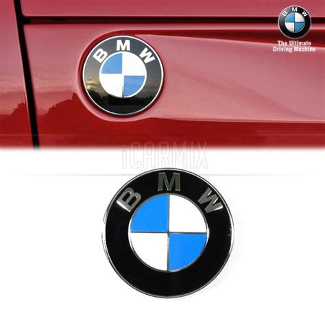 Genuine BMW Retrofit Roundel Emblem 70MM ICARMIX Auto Parts Workshop