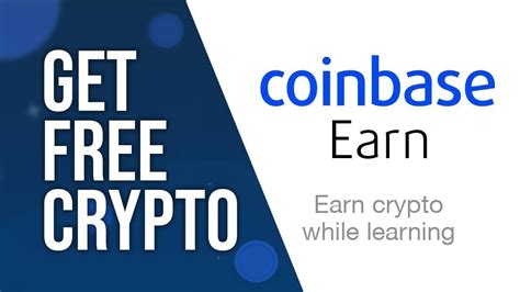 Coinbase Earn Free Crypto Giveaways Youtube