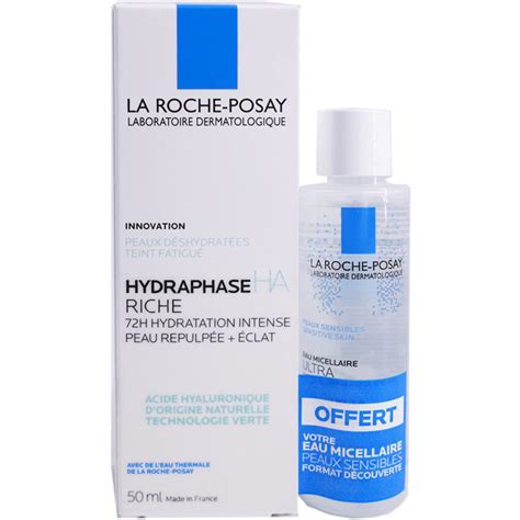 La Roche Posay Hydraphase Ha Riche Ml Eau Micellaire Ml