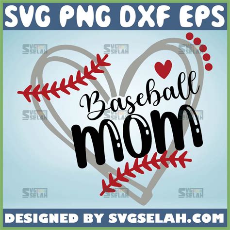 Baseball Cut File Baseball Mom Svg Baseball Mama Baseball Clipart