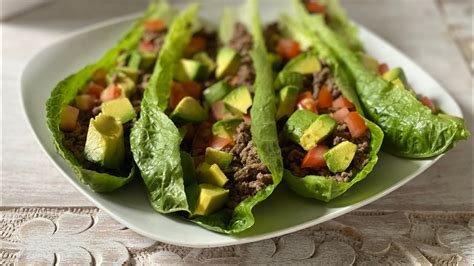 Tacos De Lechuga Con Carne Molida The Easiest Healthy Lettuce Tacos