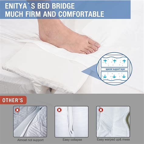 Buy Enitya Bed Bridge Twin To King Converter Kit Adjustable Mattress