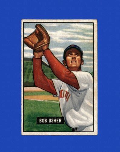 Bowman Set Break Bob Usher Rc Vg Vgex Gmcards Ebay